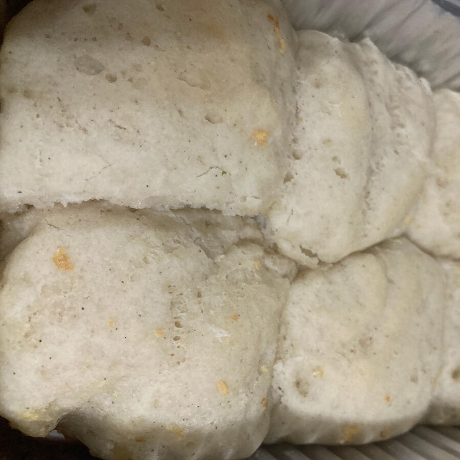 Tray of Garlic Dinner Rolls