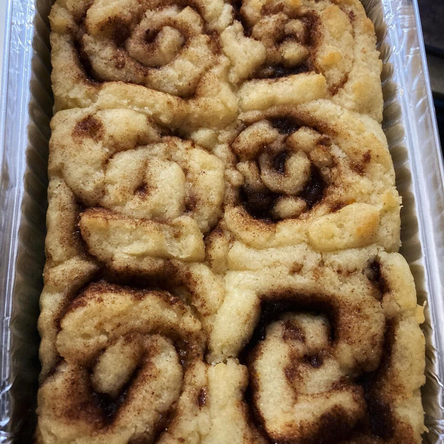 Cinnamon Buns in Foil Tray