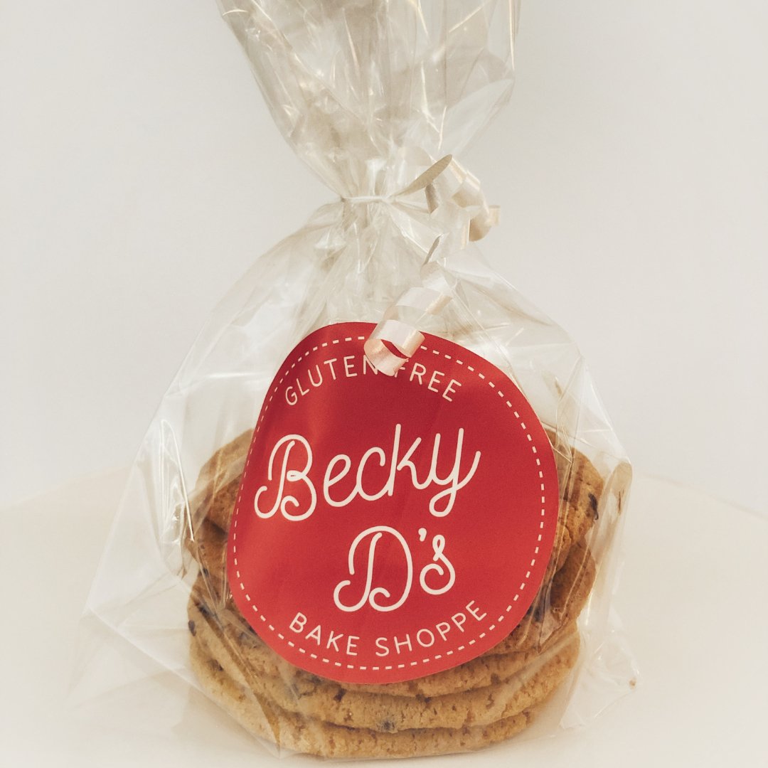 Mama's Chocolate Chip Cookies (pkg of 6) - Becky D's Gluten Free Bake Shoppe