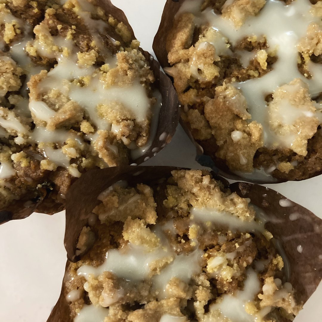 Pumpkin Streusel Muffins (Pkg of 4) - Becky D's Gluten Free Bake Shoppe