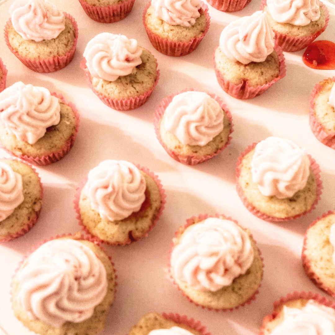 Strawberry Vanilla Cupcakes - Becky D's Gluten Free Bake Shoppe